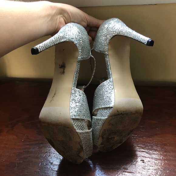 XOXO Julia silver glitter heels - Picture 5 of 7